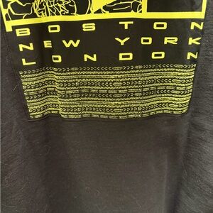 Black and Yellow Graphic T-Shirt